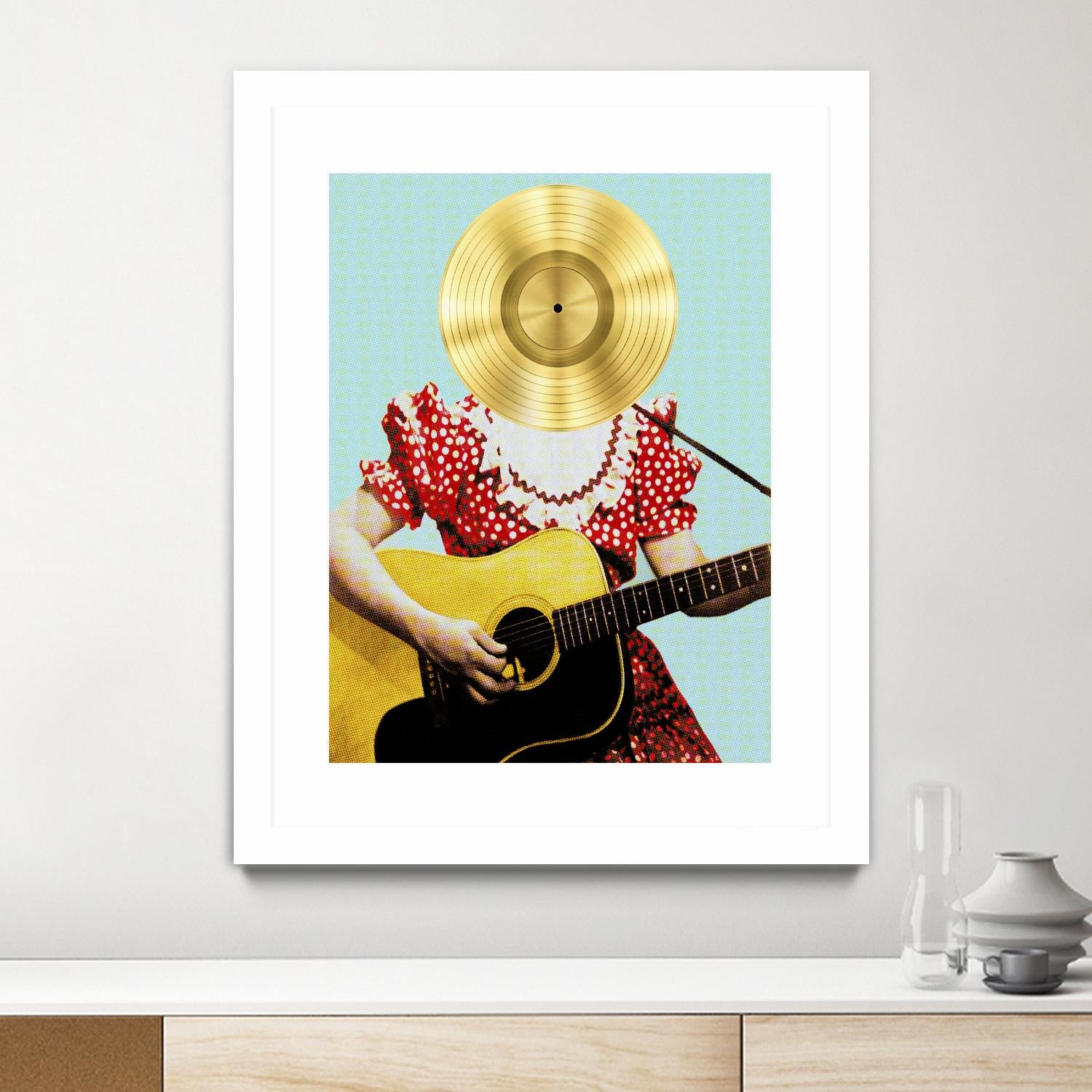 Country Western Gal by DavidJordan Williams on GIANT ART - red contemporary