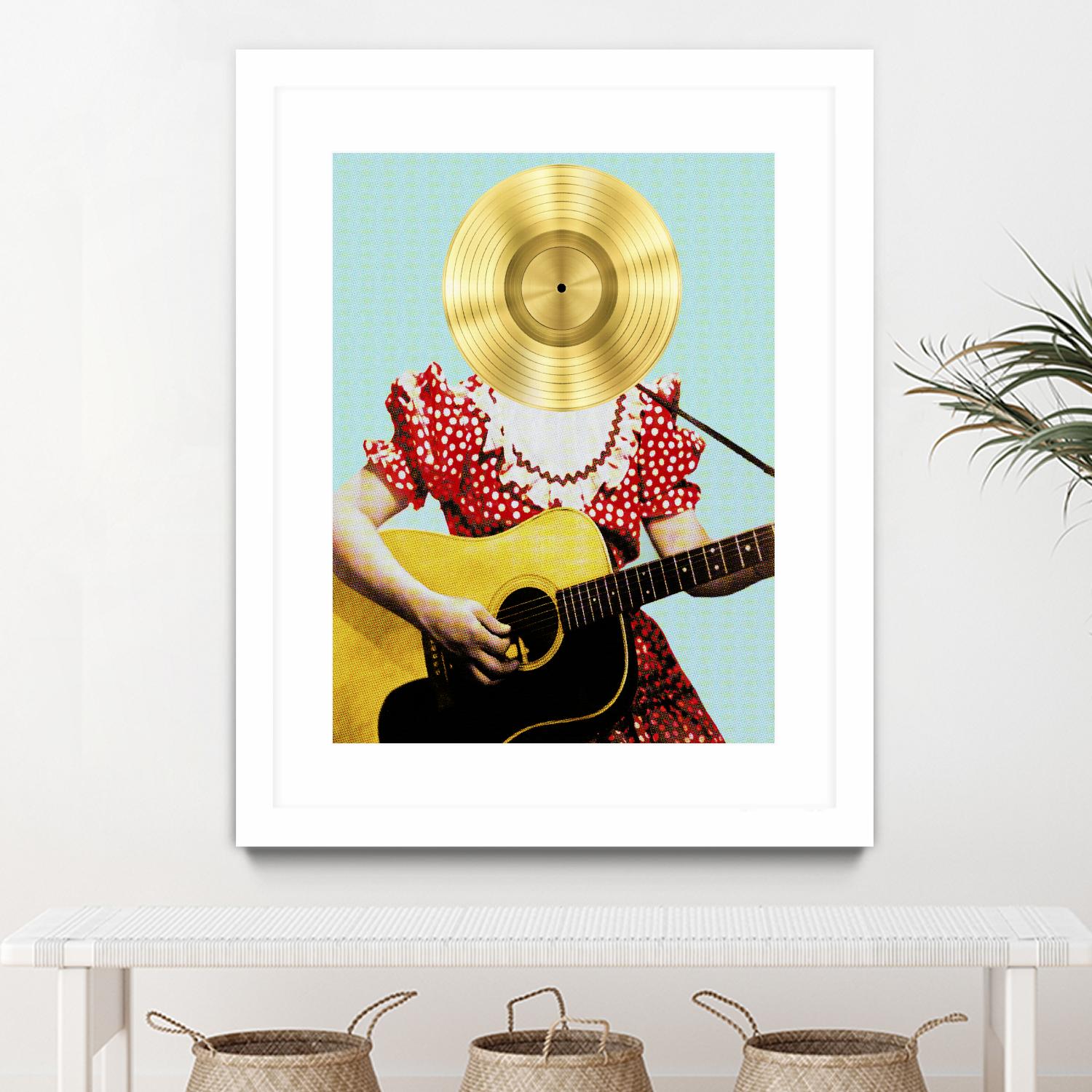 Country Western Gal by DavidJordan Williams on GIANT ART - red contemporary