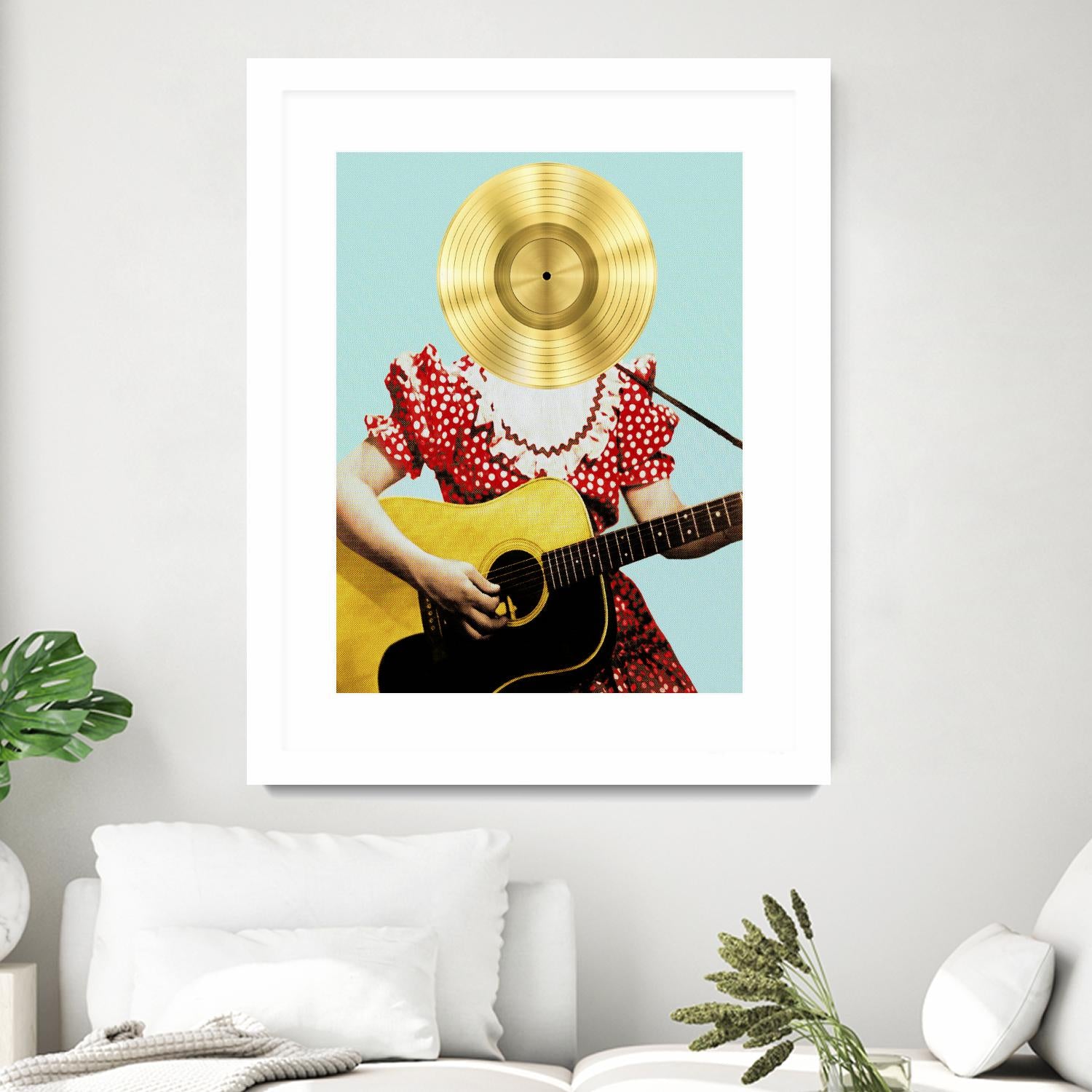 Country Western Gal by DavidJordan Williams on GIANT ART - red contemporary