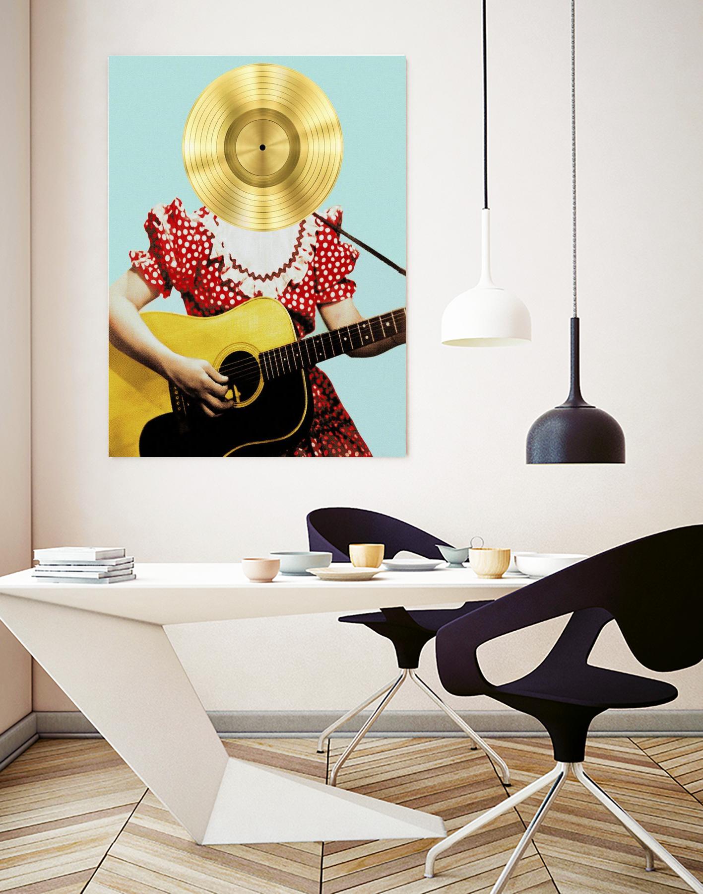 Country Western Gal by DavidJordan Williams on GIANT ART - red contemporary