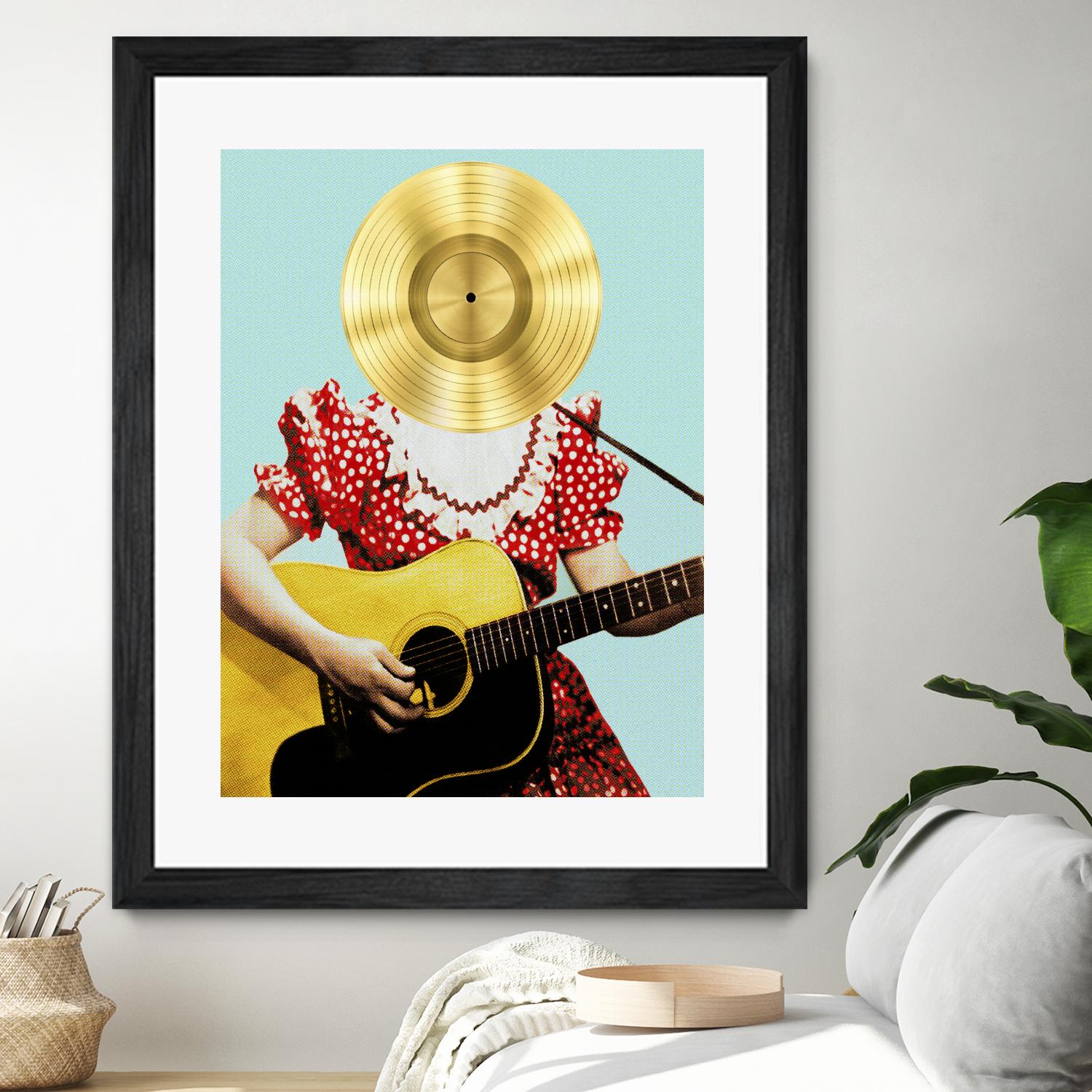 Country Western Gal by DavidJordan Williams on GIANT ART - red contemporary