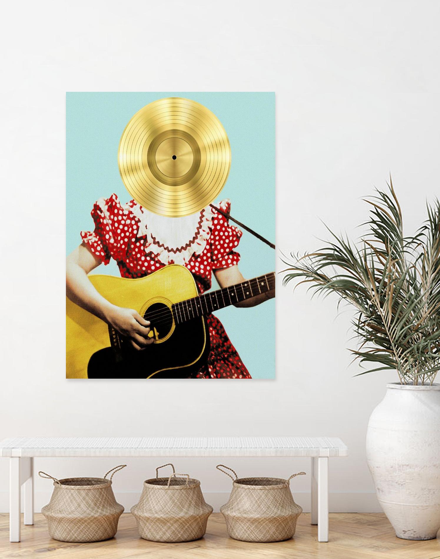 Country Western Gal by DavidJordan Williams on GIANT ART - red contemporary