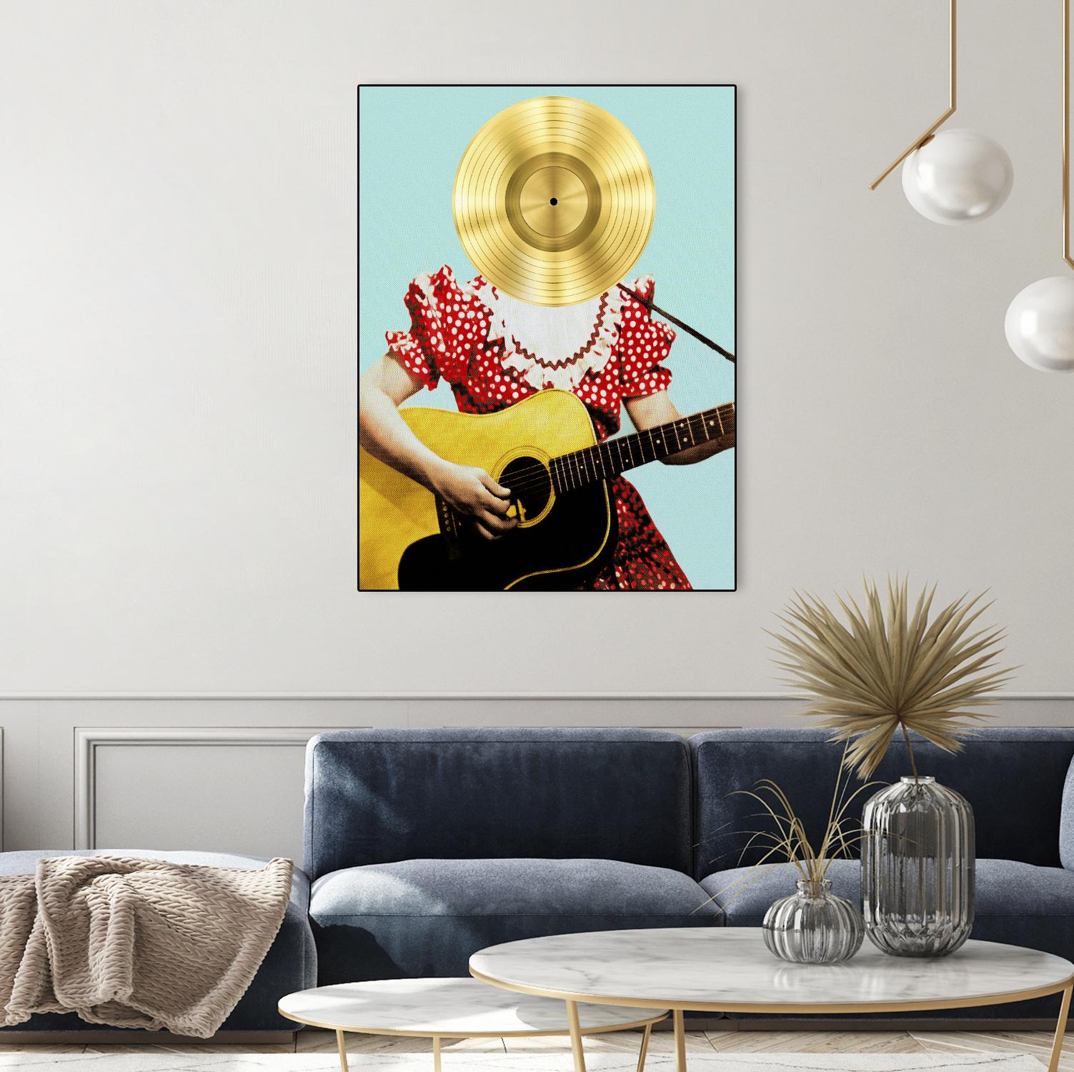 Country Western Gal by DavidJordan Williams on GIANT ART - red contemporary