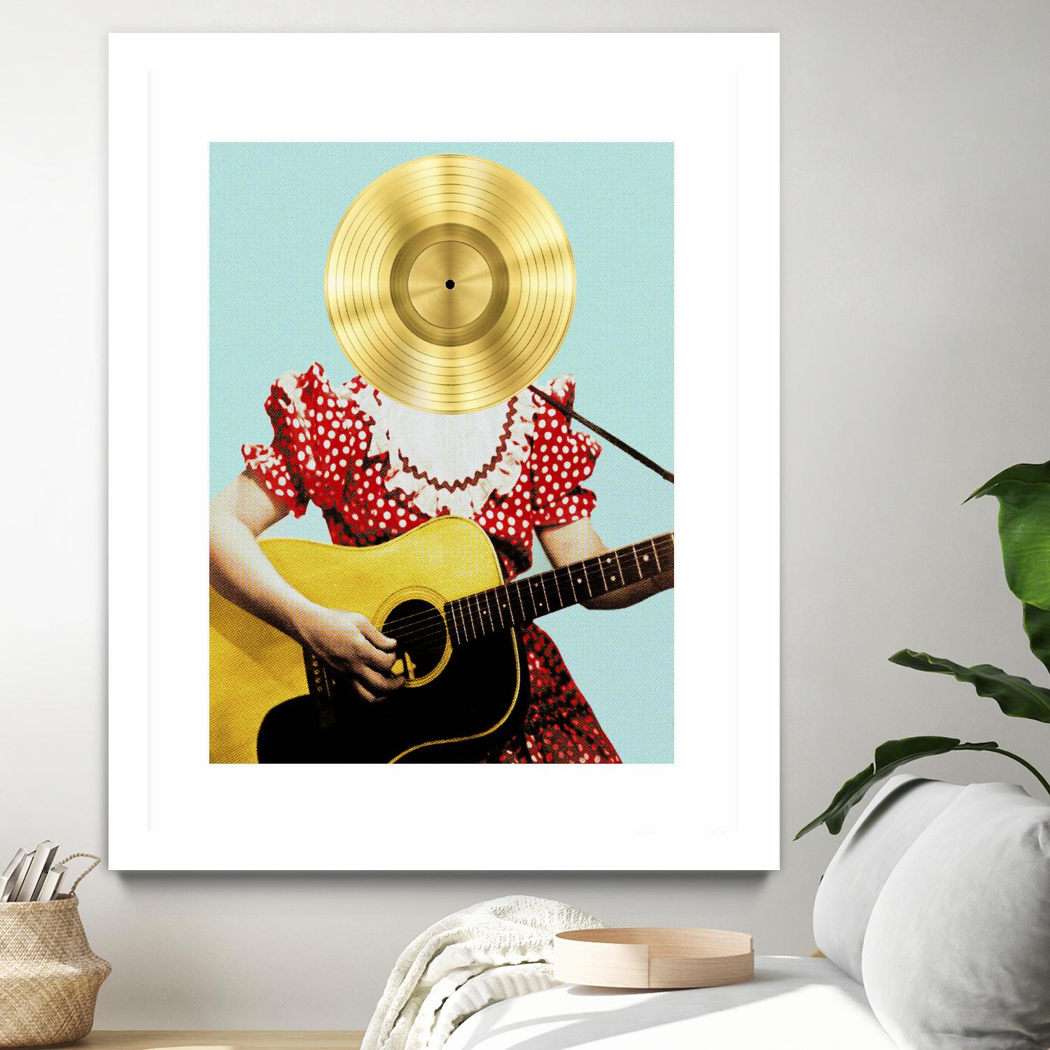 Country Western Gal by DavidJordan Williams on GIANT ART - red contemporary