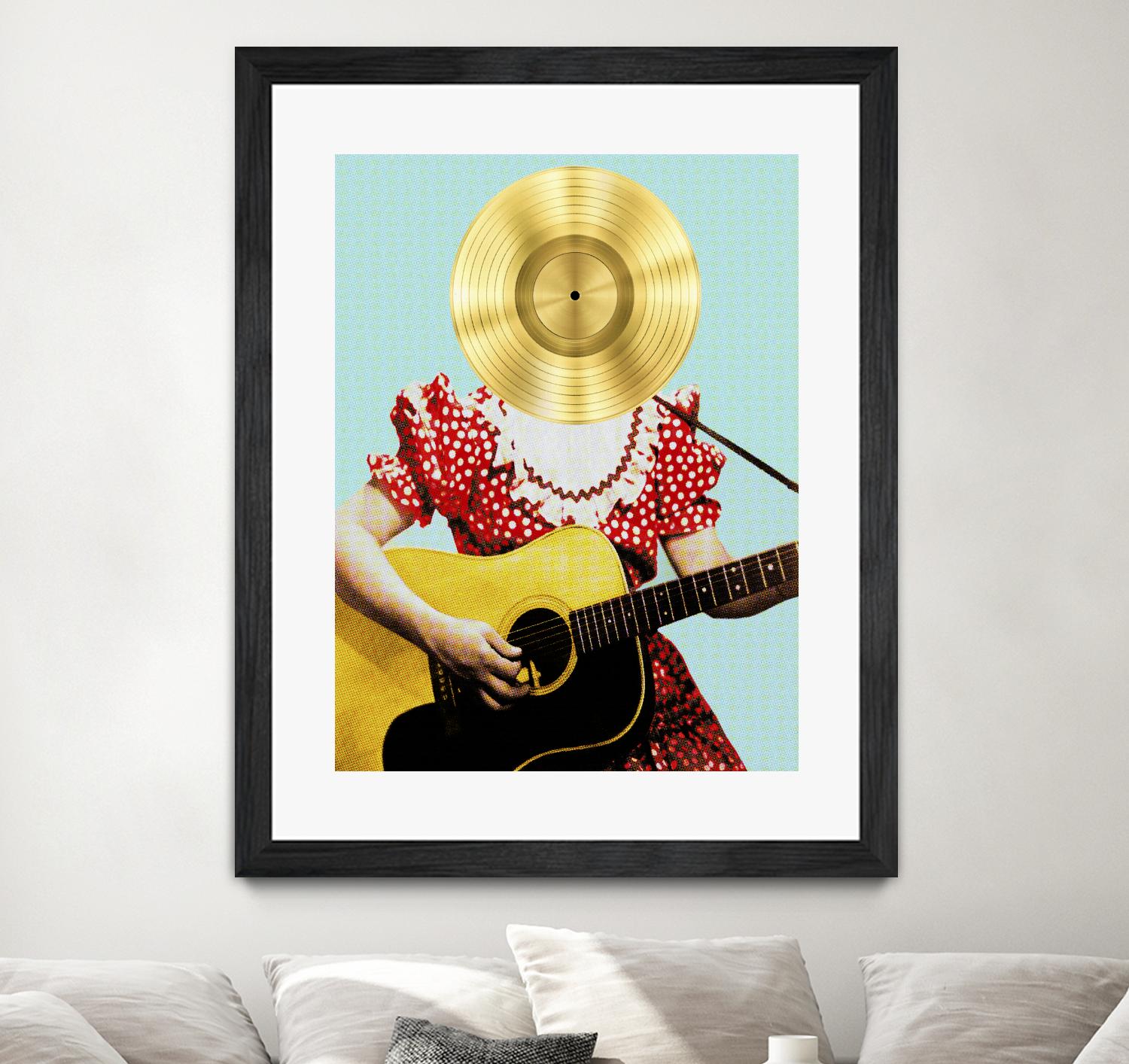 Country Western Gal by DavidJordan Williams on GIANT ART - red contemporary