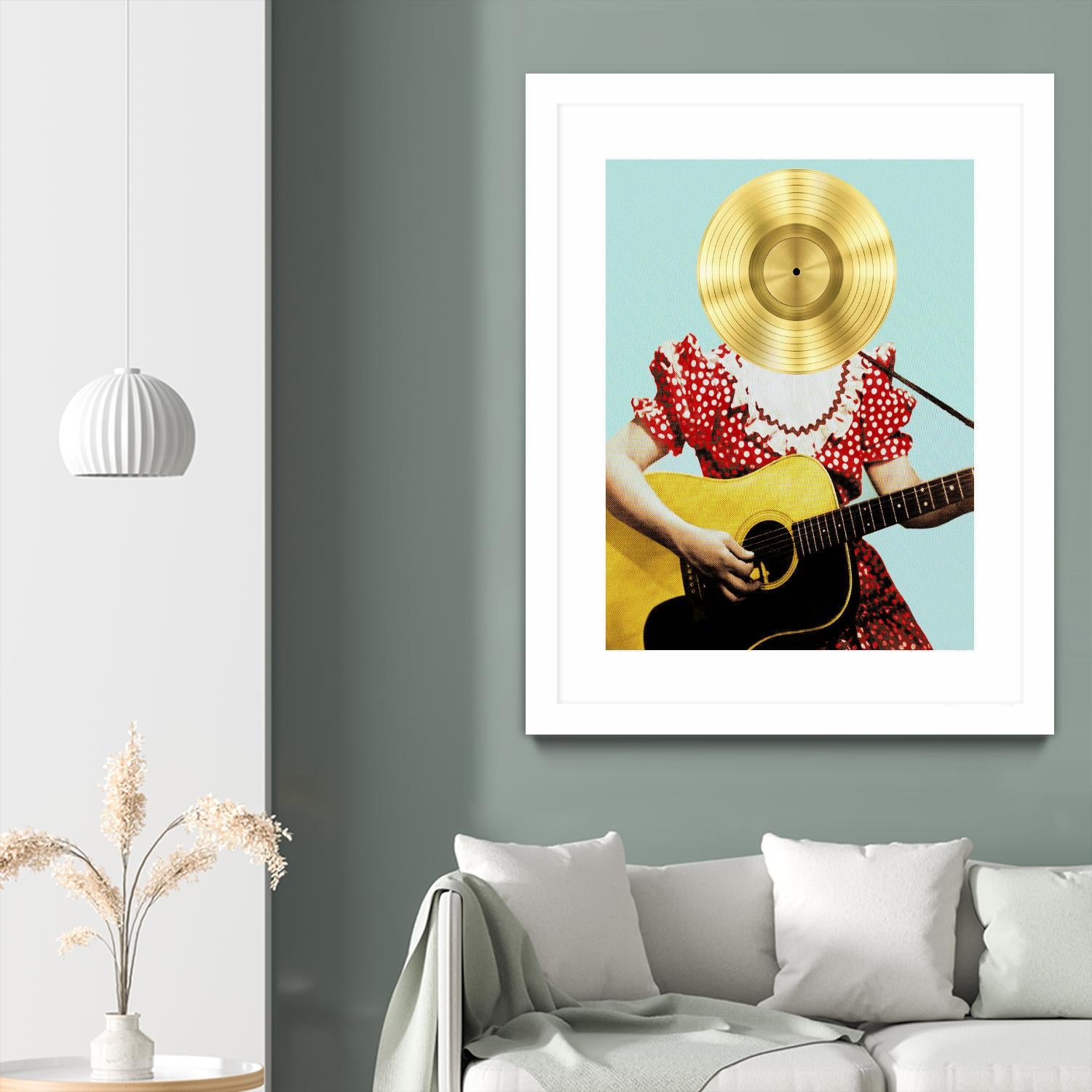 Country Western Gal by DavidJordan Williams on GIANT ART - red contemporary