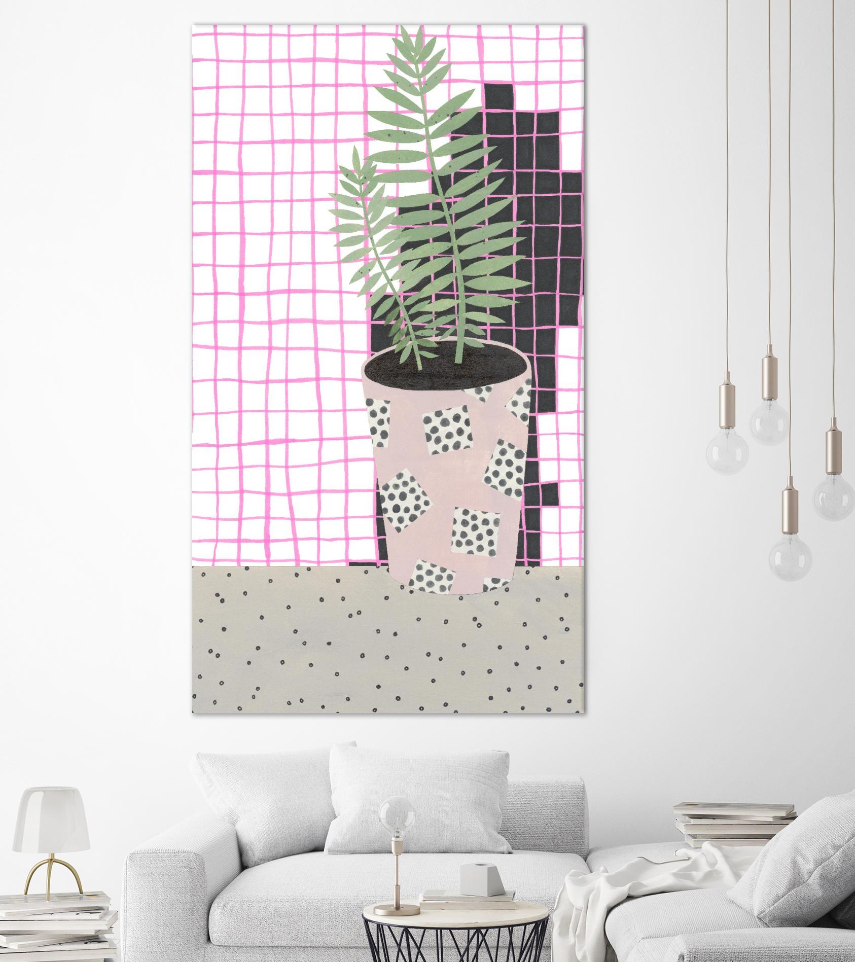 Table Plant 1 by ML Studio on GIANT ART - black contemporary plant