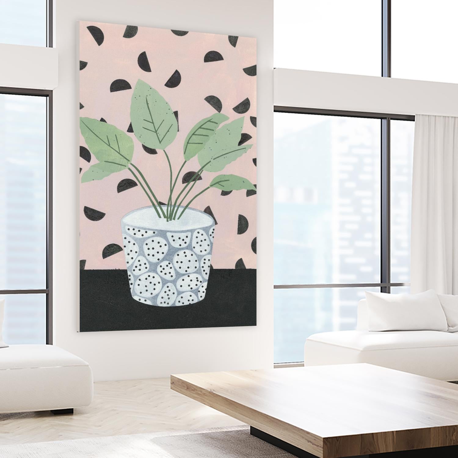 Table Plant 2 by ML Studio on GIANT ART - black contemporary plant