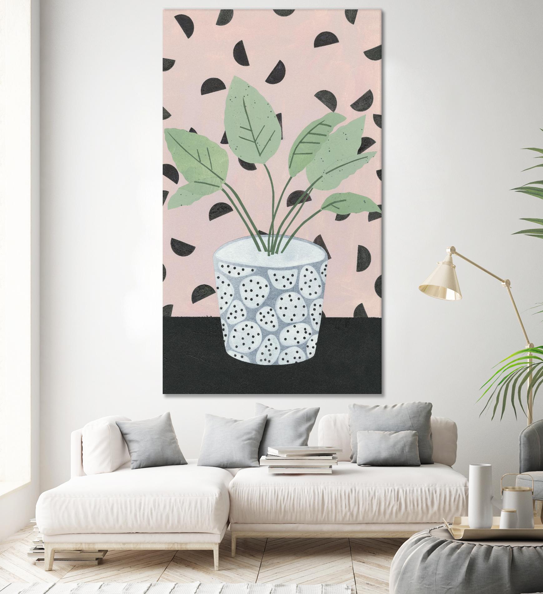 Table Plant 2 by ML Studio on GIANT ART - black contemporary plant