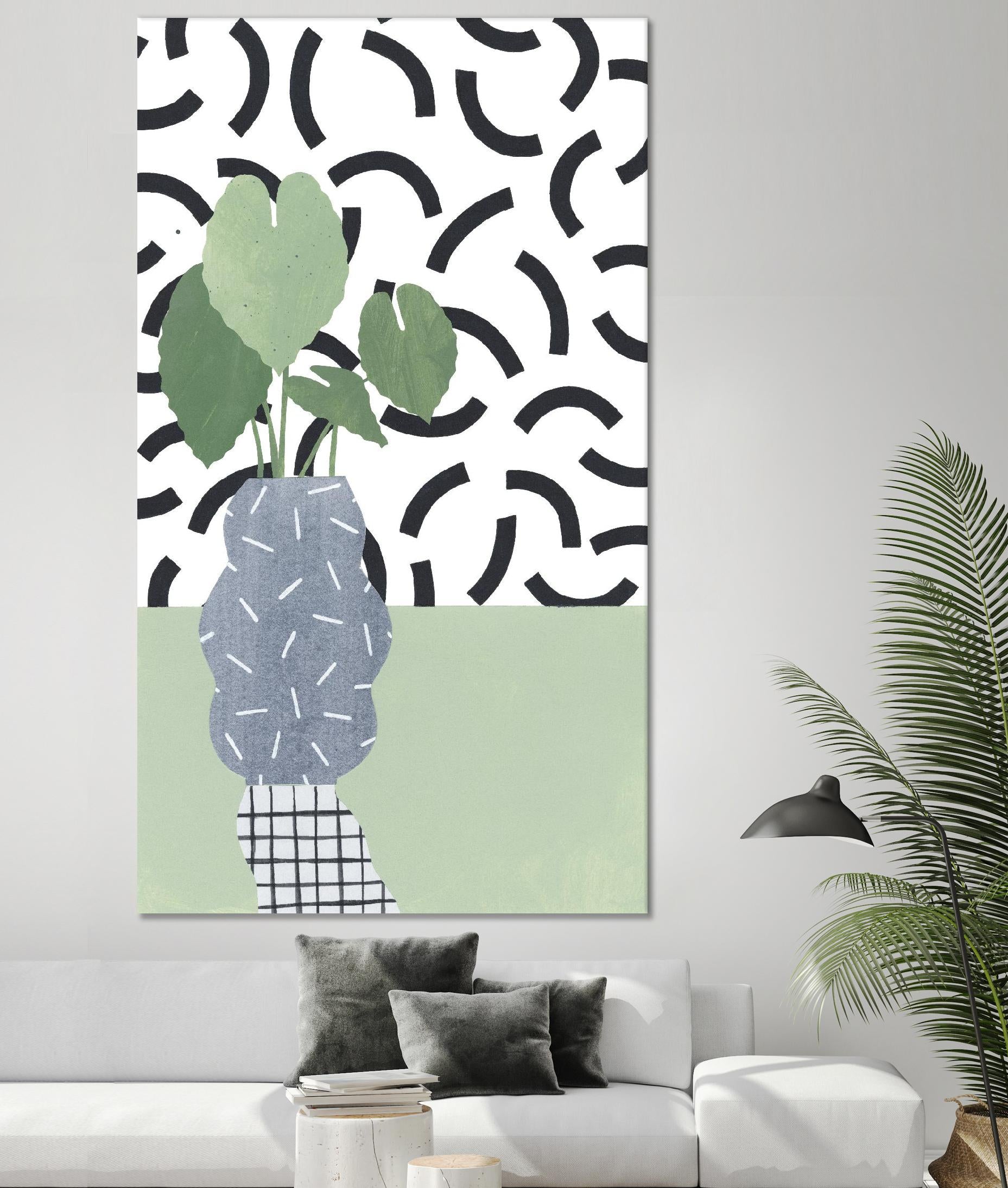 Table Plant 5 by ML Studio on GIANT ART - black contemporary plant