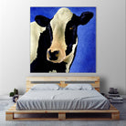 Blue Moo Moo by Will Bullas on GIANT ART - blue animals