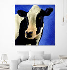 Blue Moo Moo by Will Bullas on GIANT ART - blue animals