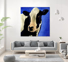 Blue Moo Moo by Will Bullas on GIANT ART - blue animals