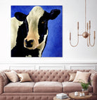 Blue Moo Moo by Will Bullas on GIANT ART - blue animals