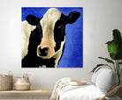 Blue Moo Moo by Will Bullas on GIANT ART - blue animals