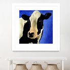 Blue Moo Moo by Will Bullas on GIANT ART - blue animals