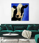 Blue Moo Moo by Will Bullas on GIANT ART - blue animals