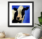 Blue Moo Moo by Will Bullas on GIANT ART - blue animals