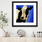 Blue Moo Moo by Will Bullas on GIANT ART - blue animals