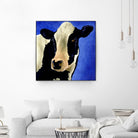 Blue Moo Moo by Will Bullas on GIANT ART - blue animals