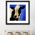 Blue Moo Moo by Will Bullas on GIANT ART - blue animals