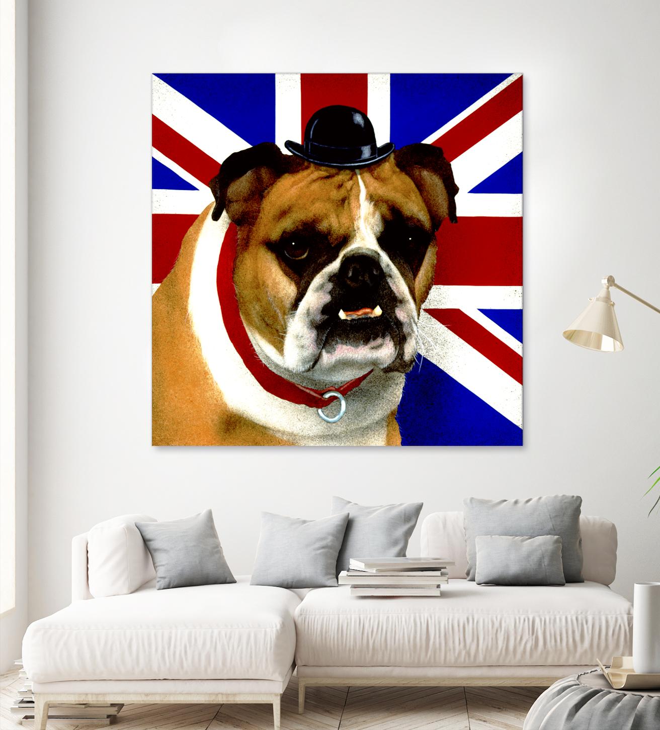 Bully by Will Bullas on GIANT ART - blue animals