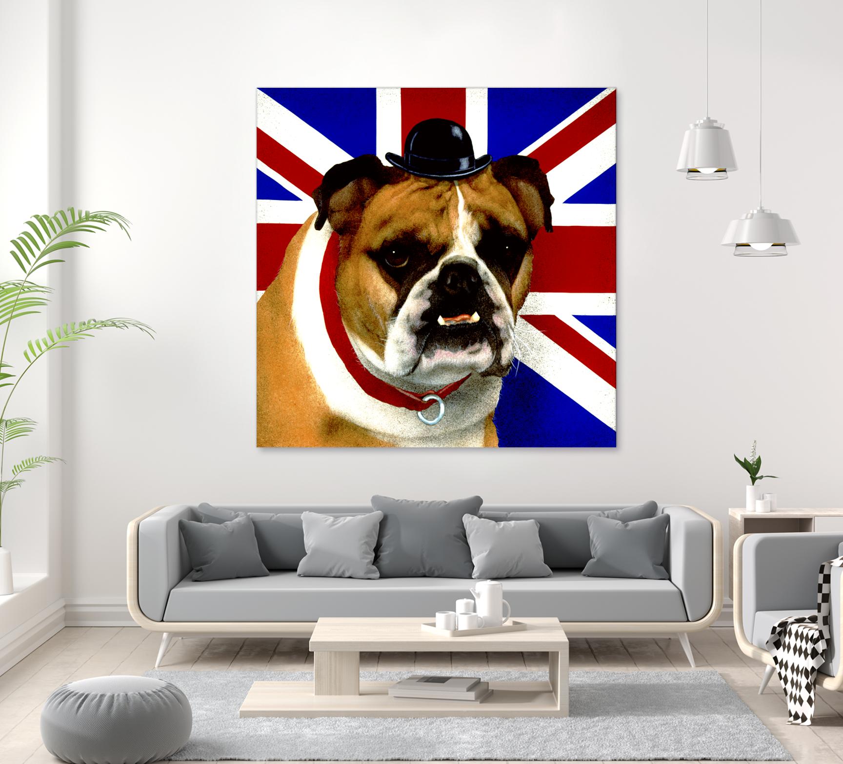 Bully by Will Bullas on GIANT ART - blue animals