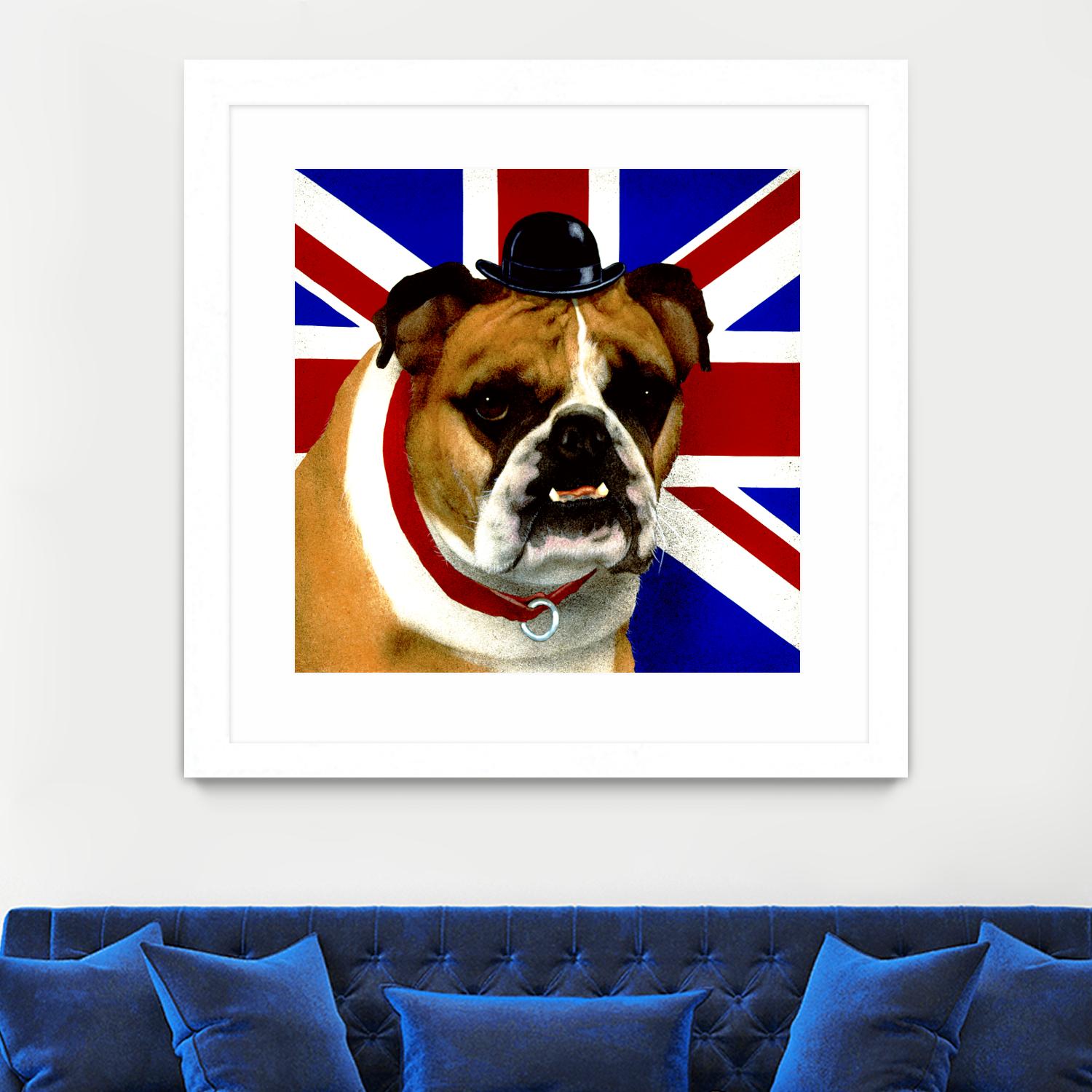 Bully by Will Bullas on GIANT ART - blue animals