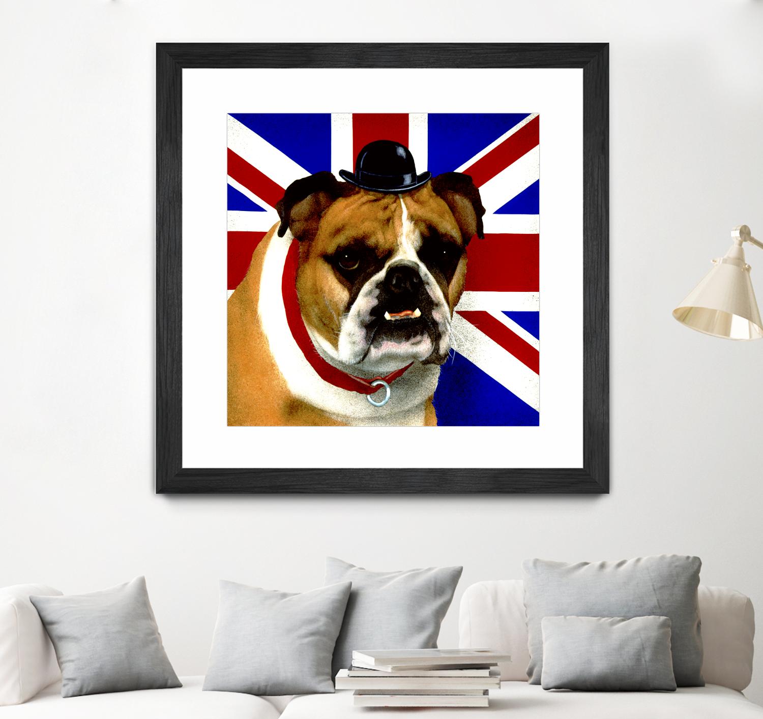 Bully by Will Bullas on GIANT ART - blue animals