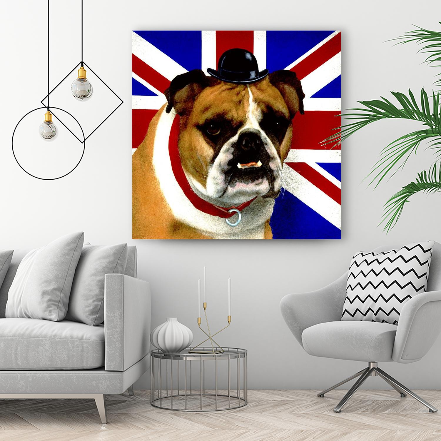 Bully by Will Bullas on GIANT ART - blue animals