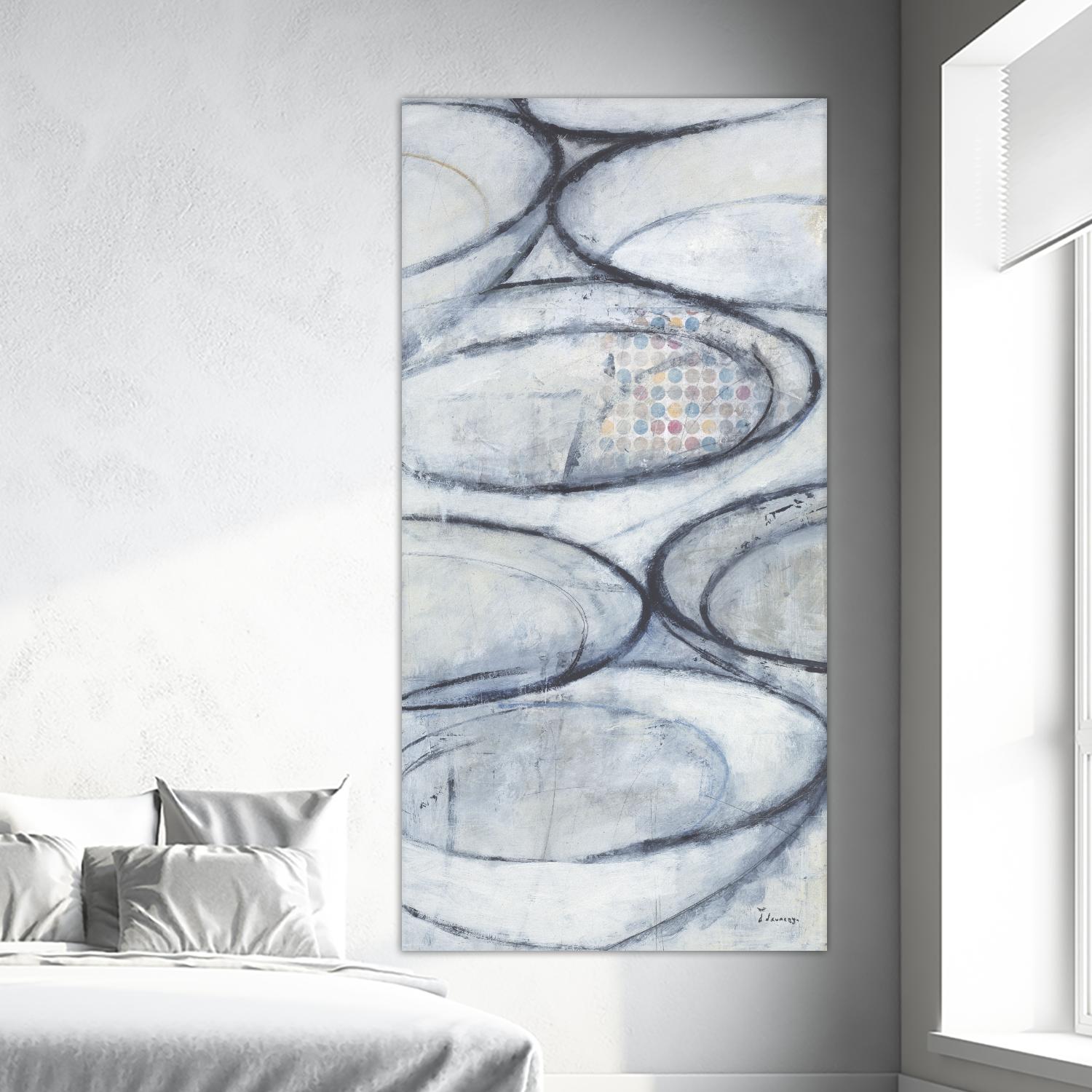 Patio 2 by David Dauncey on GIANT ART - blue still life