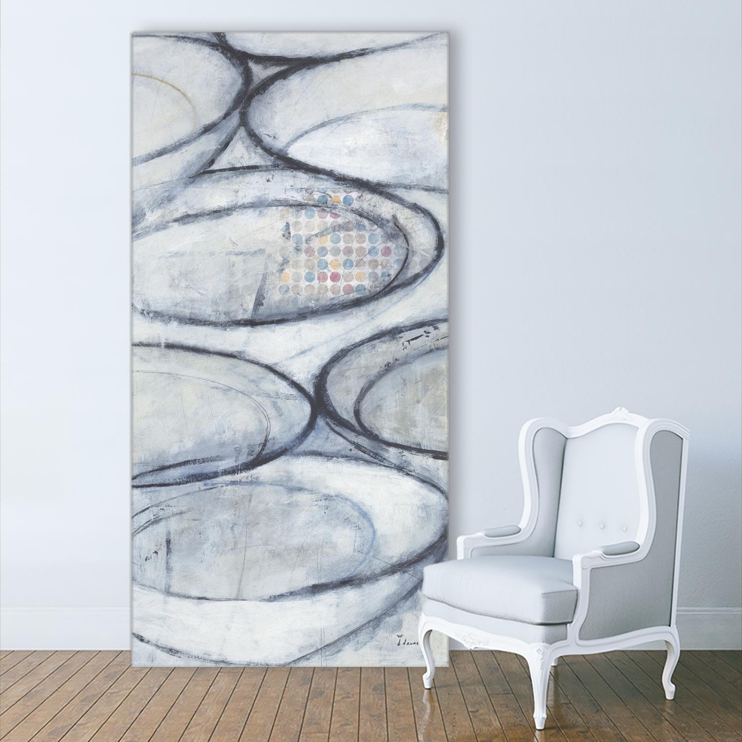 Patio 2 by David Dauncey on GIANT ART - blue still life