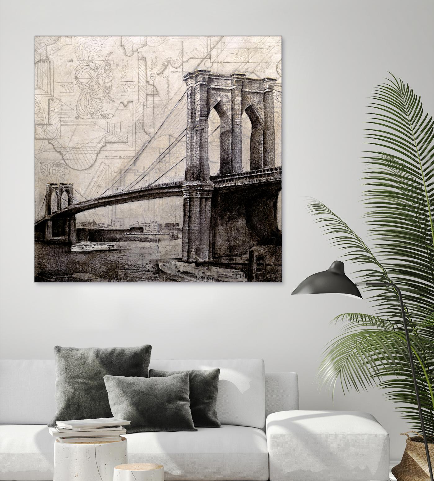 Bridges of Old by John Douglas on GIANT ART - beige city scene