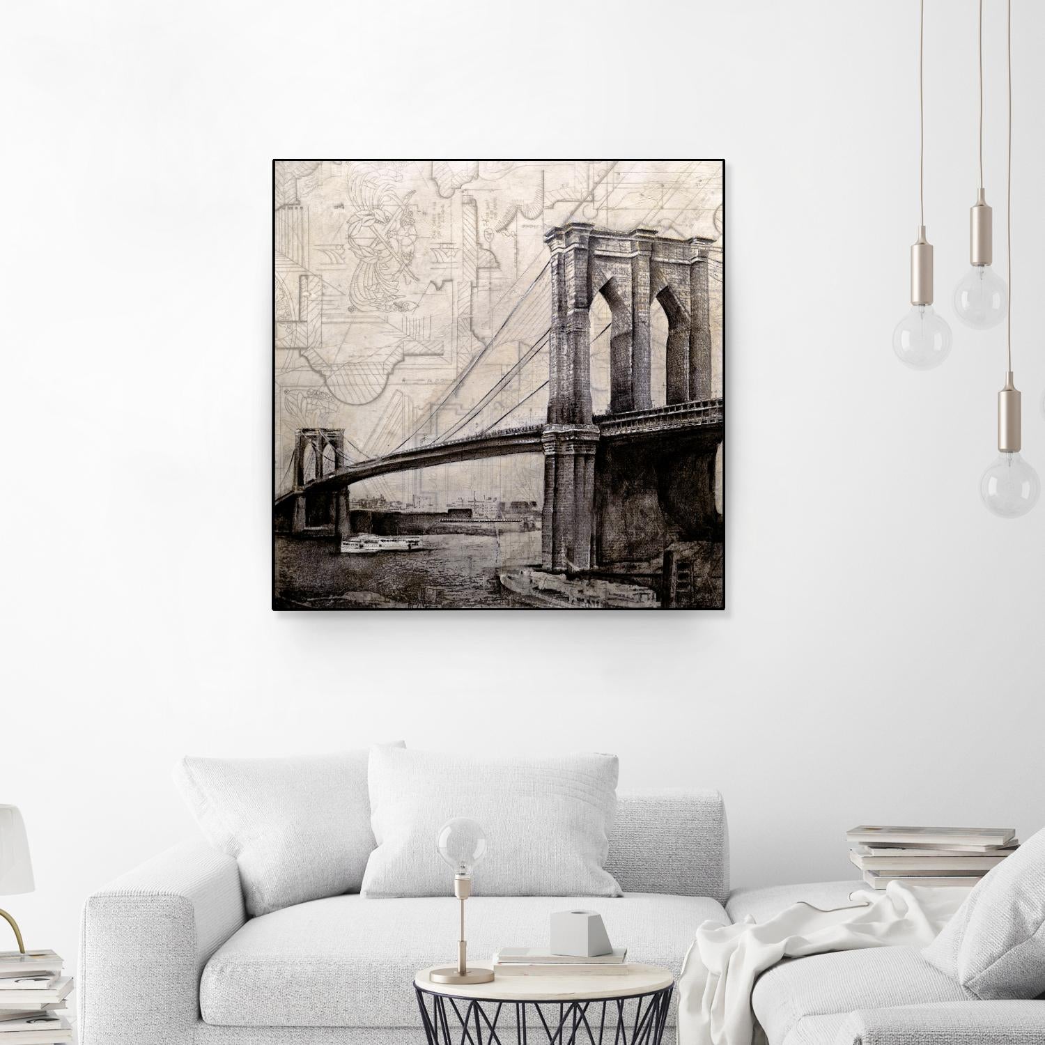 Bridges of Old by John Douglas on GIANT ART - beige city scene