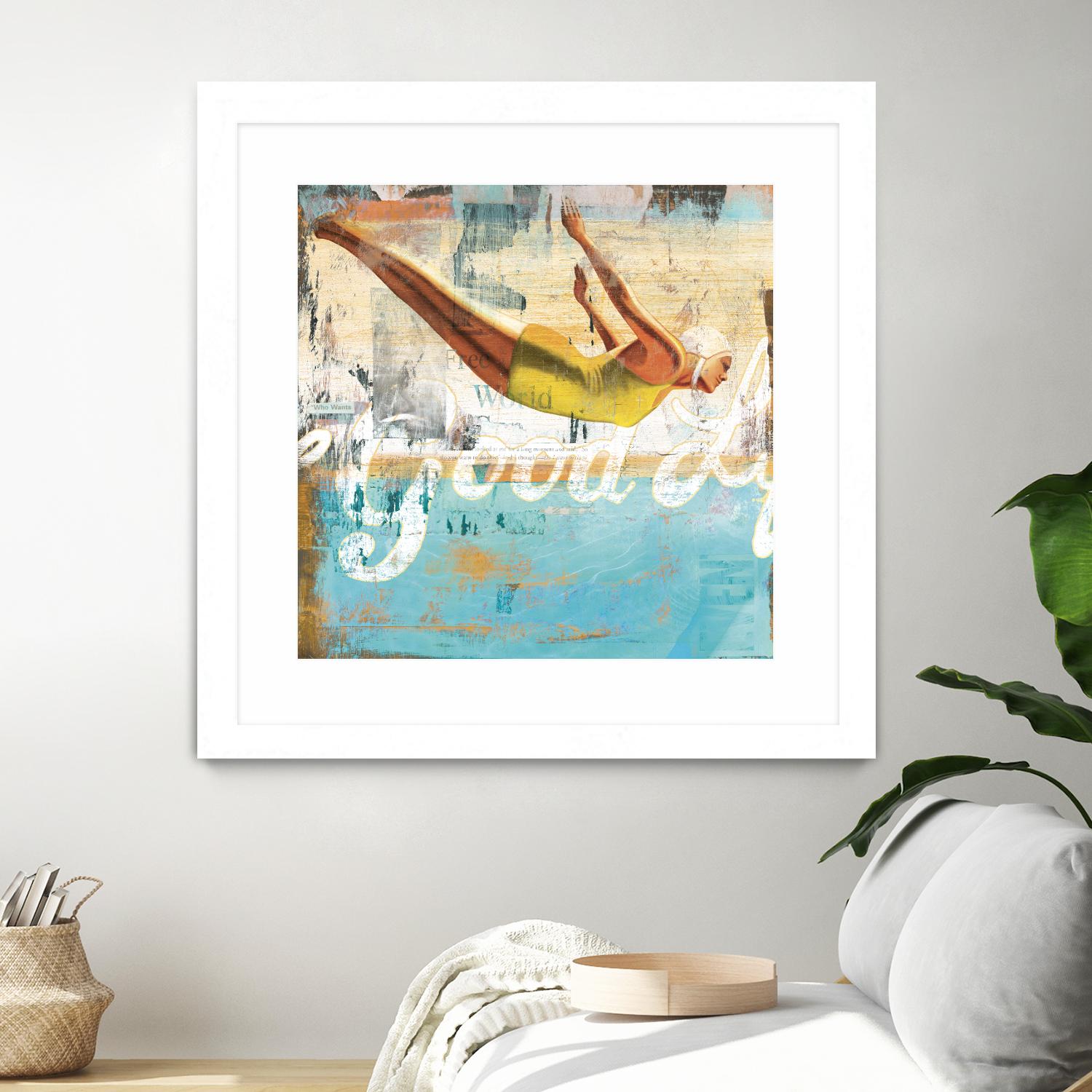 The Good Life by Cory Steffen on GIANT ART - yellow vintage