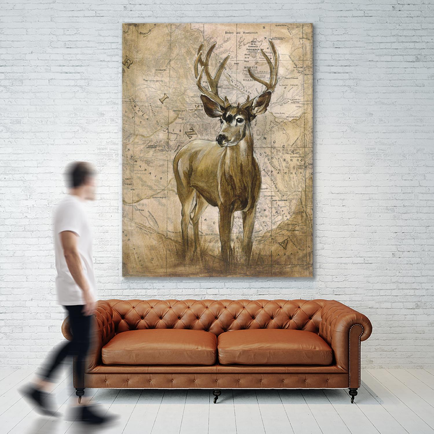 Native Spirit 1 by Elizabeth Hope on GIANT ART - beige animals