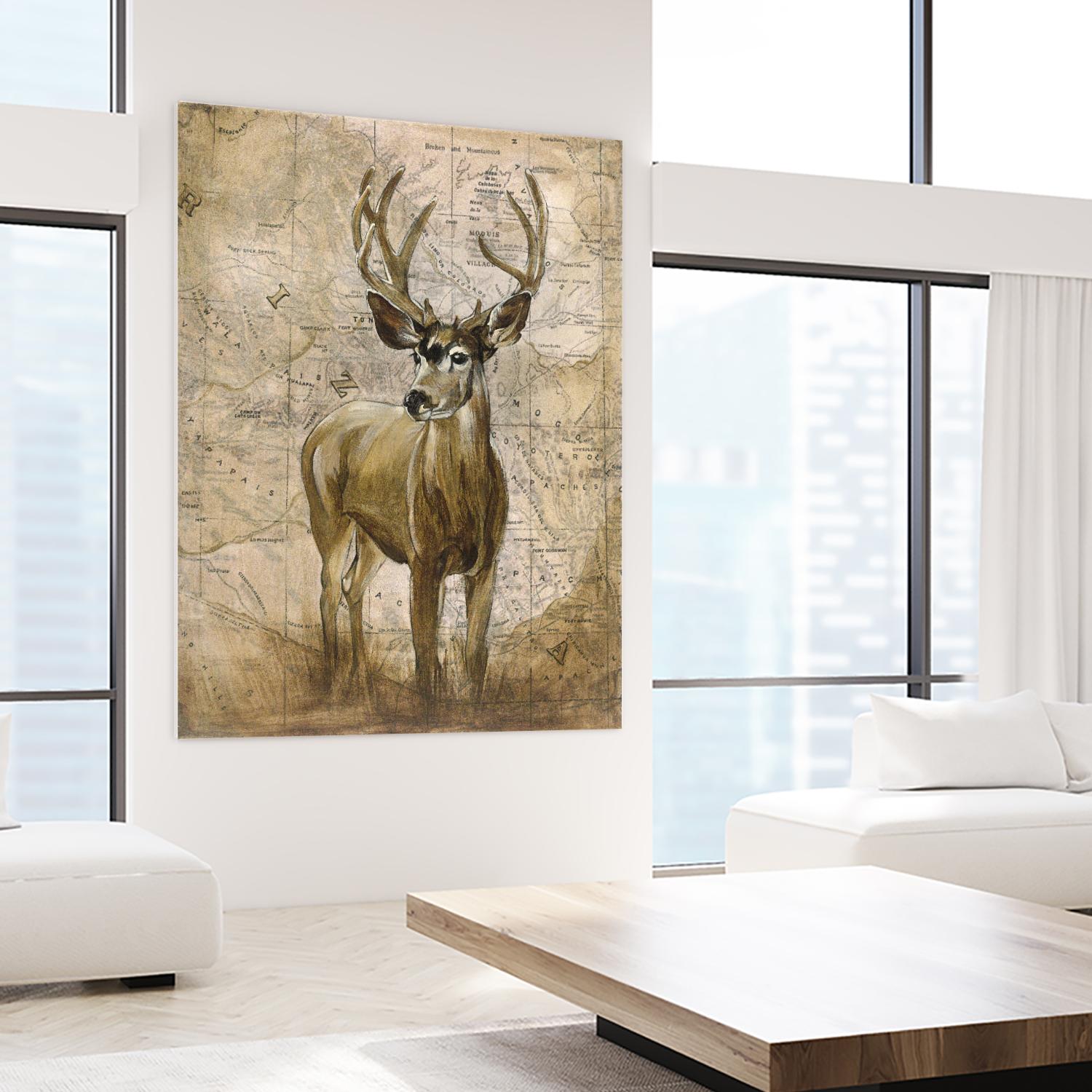 Native Spirit 1 by Elizabeth Hope on GIANT ART - beige animals