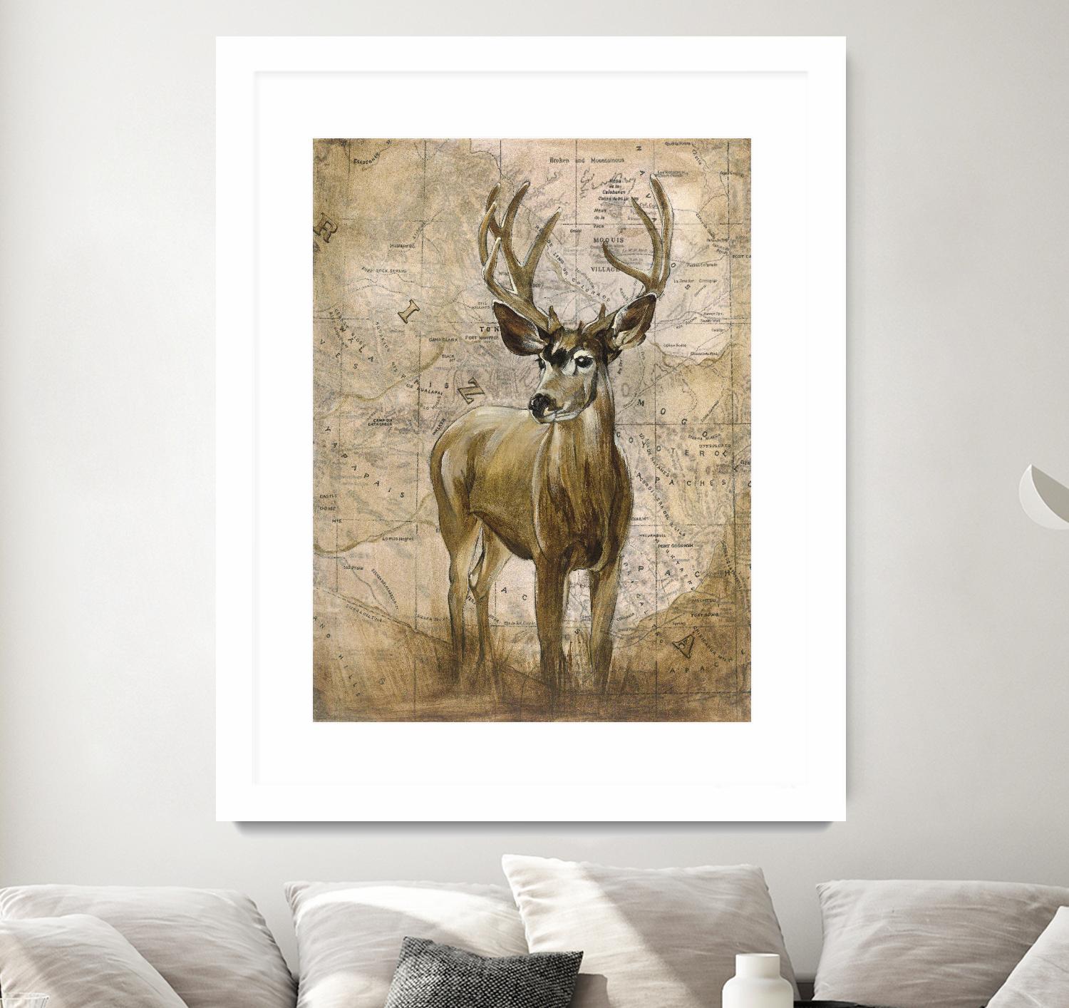 Native Spirit 1 by Elizabeth Hope on GIANT ART - beige animals