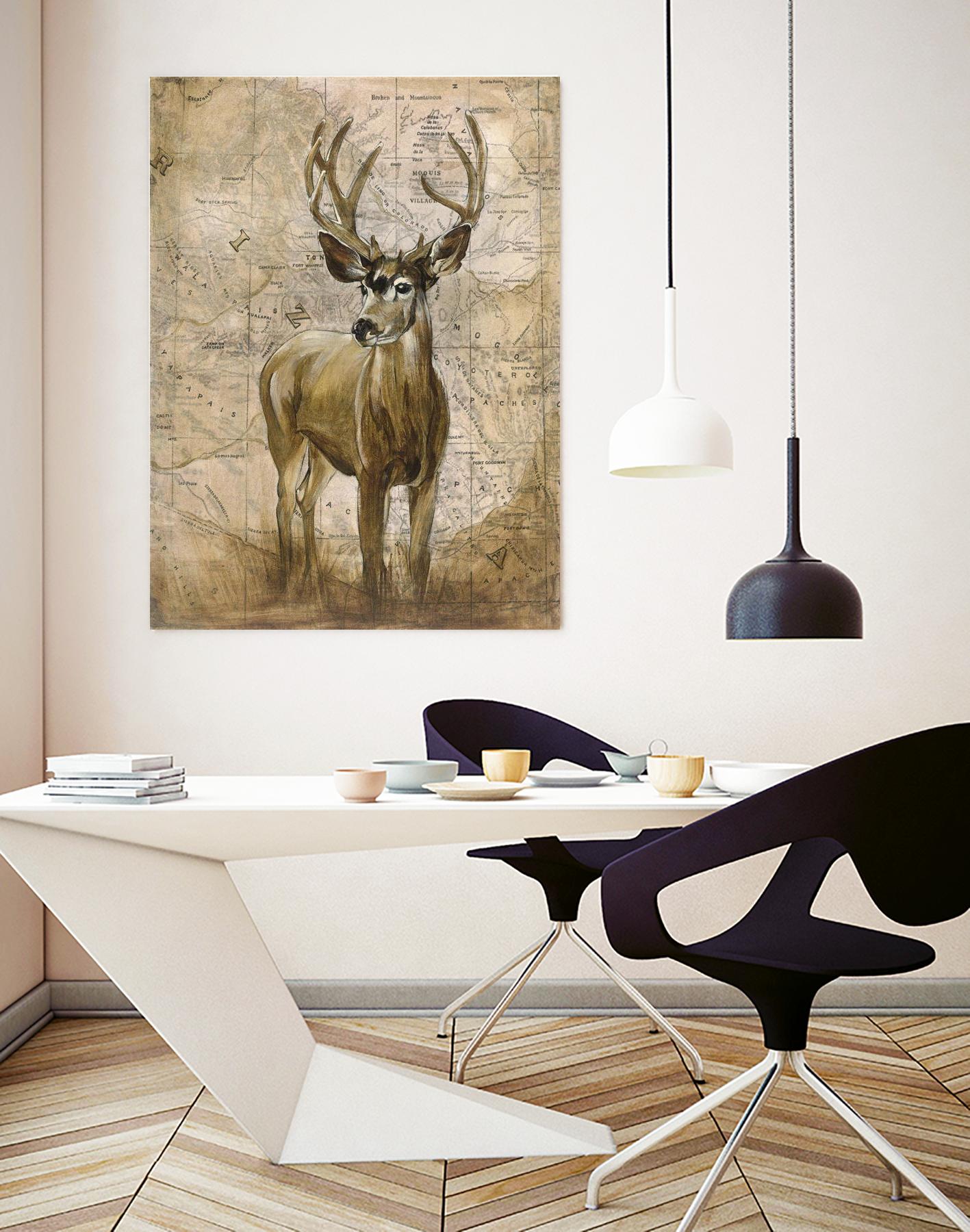 Native Spirit 1 by Elizabeth Hope on GIANT ART - beige animals