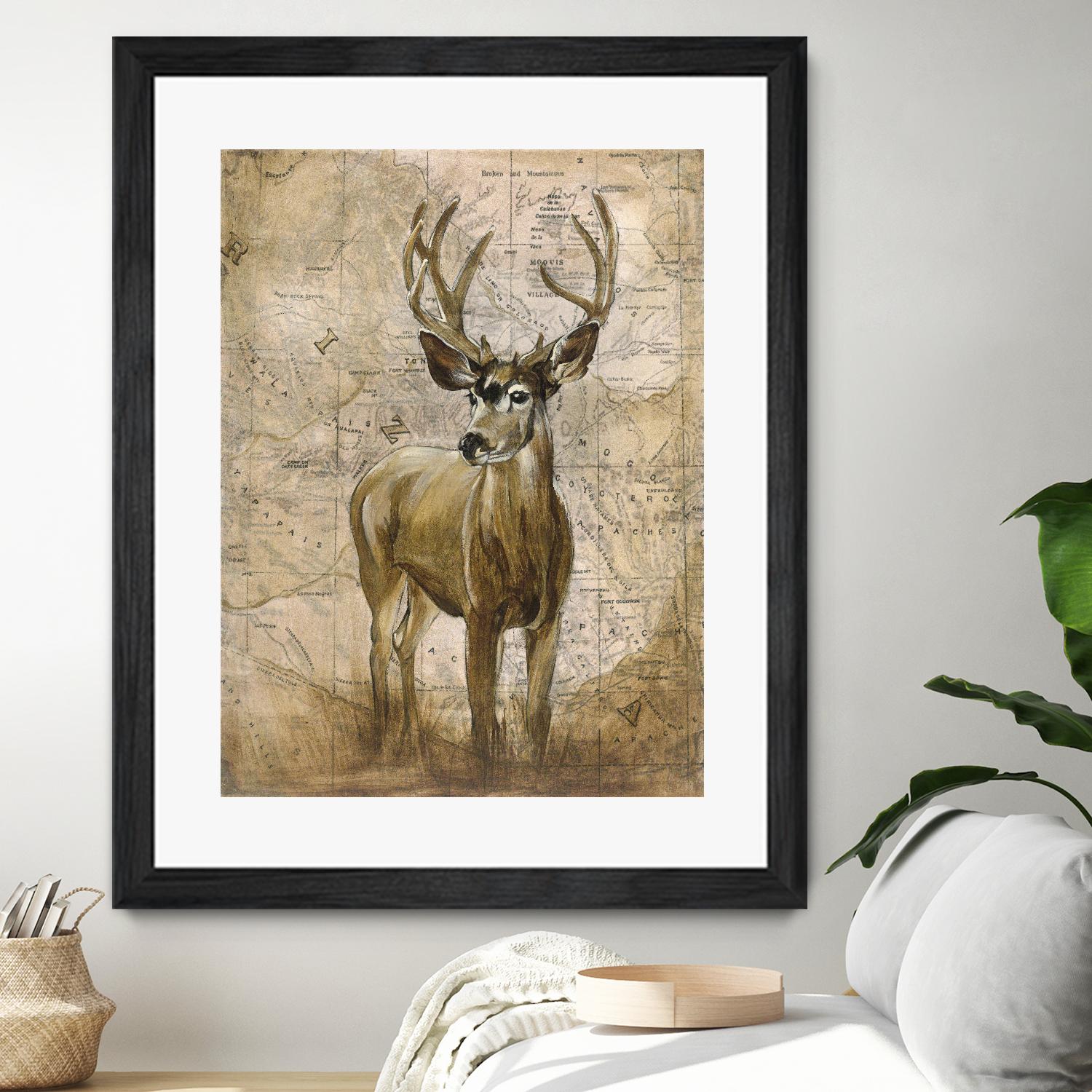 Native Spirit 1 by Elizabeth Hope on GIANT ART - beige animals