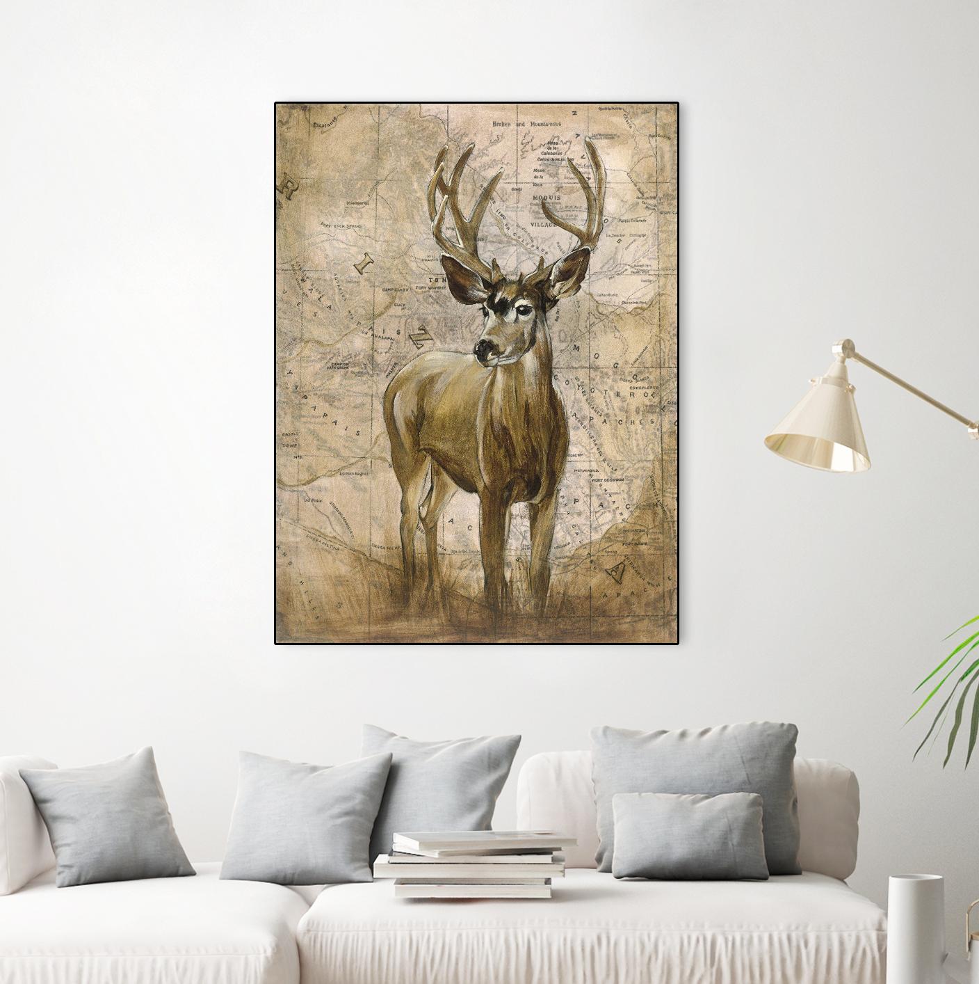 Native Spirit 1 by Elizabeth Hope on GIANT ART - beige animals