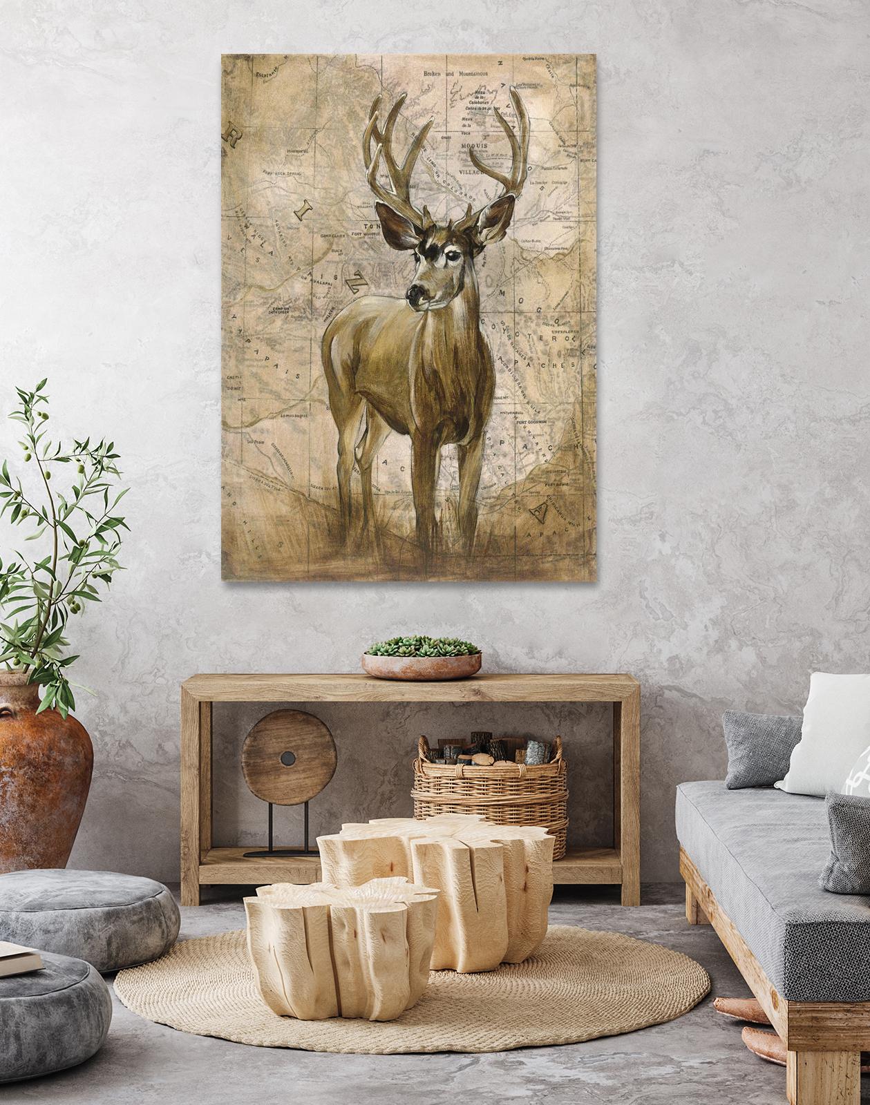 Native Spirit 1 by Elizabeth Hope on GIANT ART - beige animals