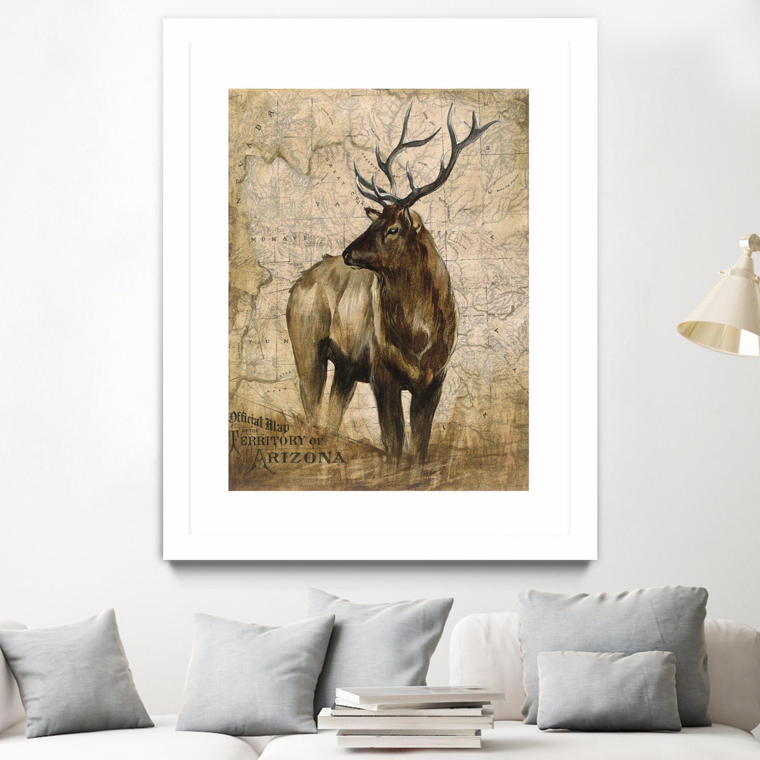 Native Spirit 2 by Elizabeth Hope on GIANT ART - beige animals