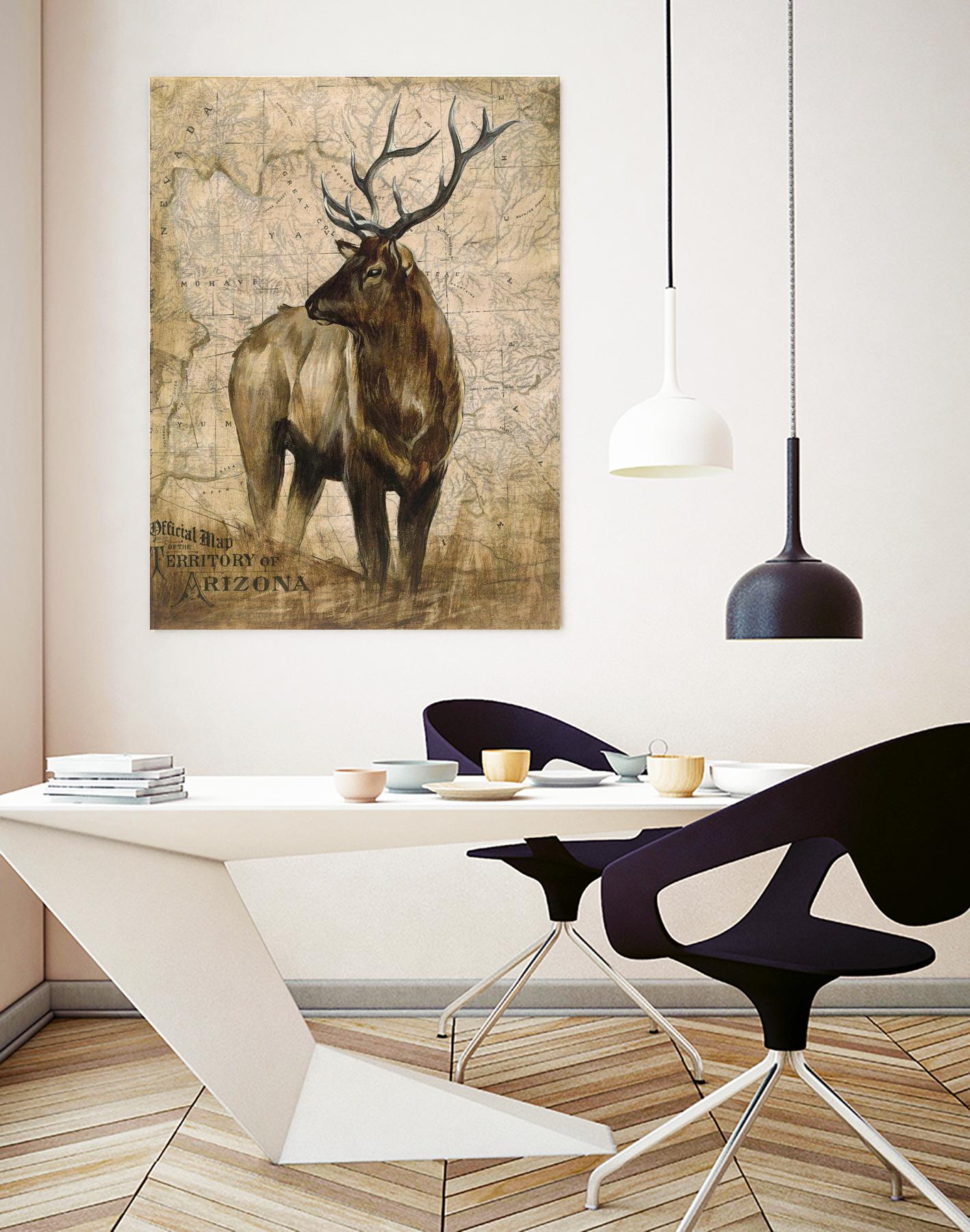 Native Spirit 2 by Elizabeth Hope on GIANT ART - beige animals