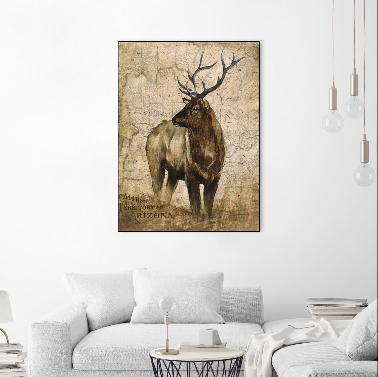 Native Spirit 2 by Elizabeth Hope on GIANT ART - beige animals