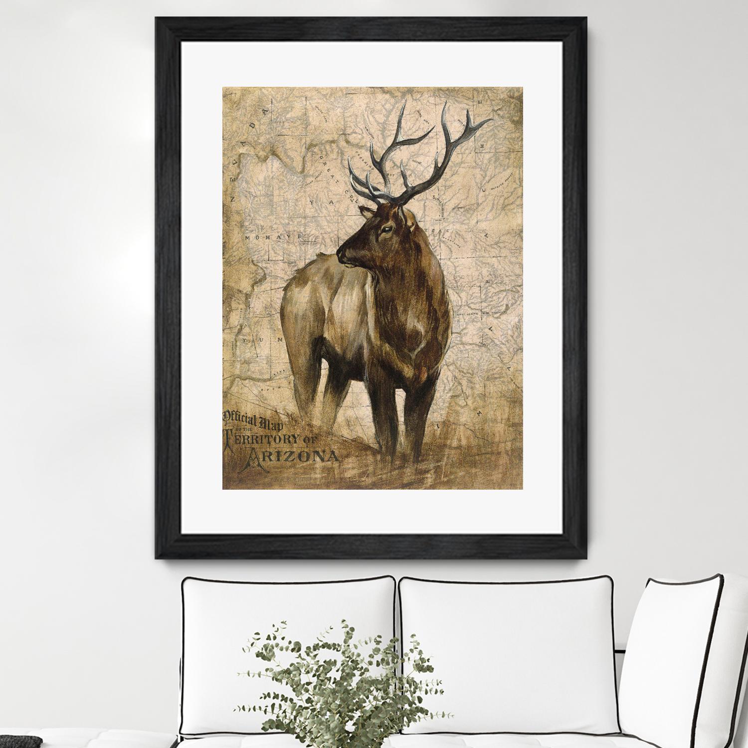 Native Spirit 2 by Elizabeth Hope on GIANT ART - beige animals