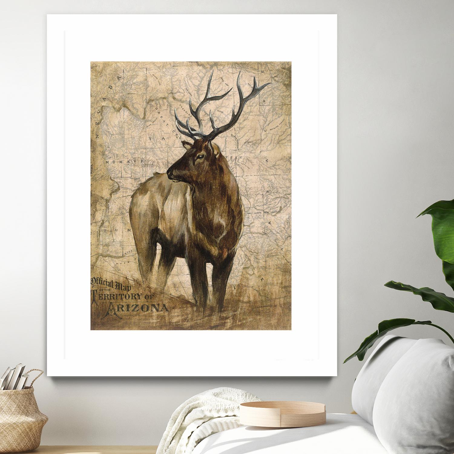 Native Spirit 2 by Elizabeth Hope on GIANT ART - beige animals