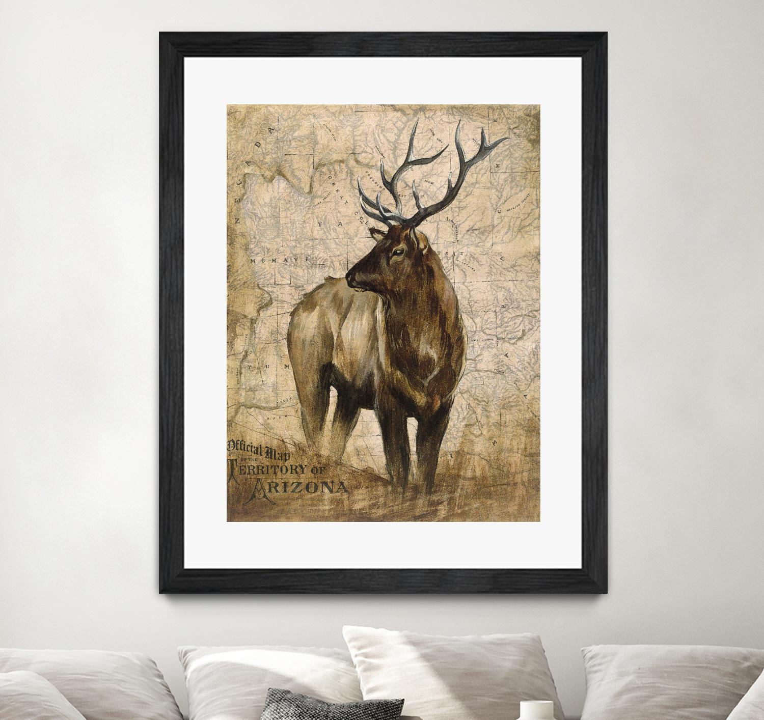 Native Spirit 2 by Elizabeth Hope on GIANT ART - beige animals