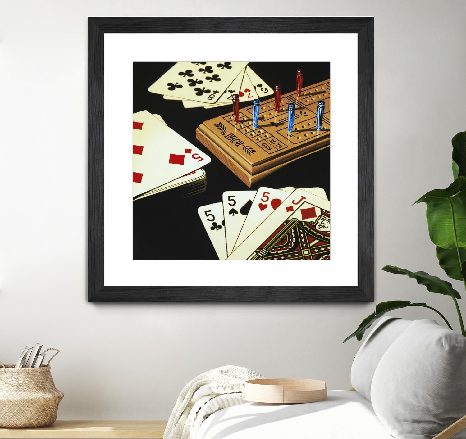 Cribbage by Ray Pelley on GIANT ART - white leisure
