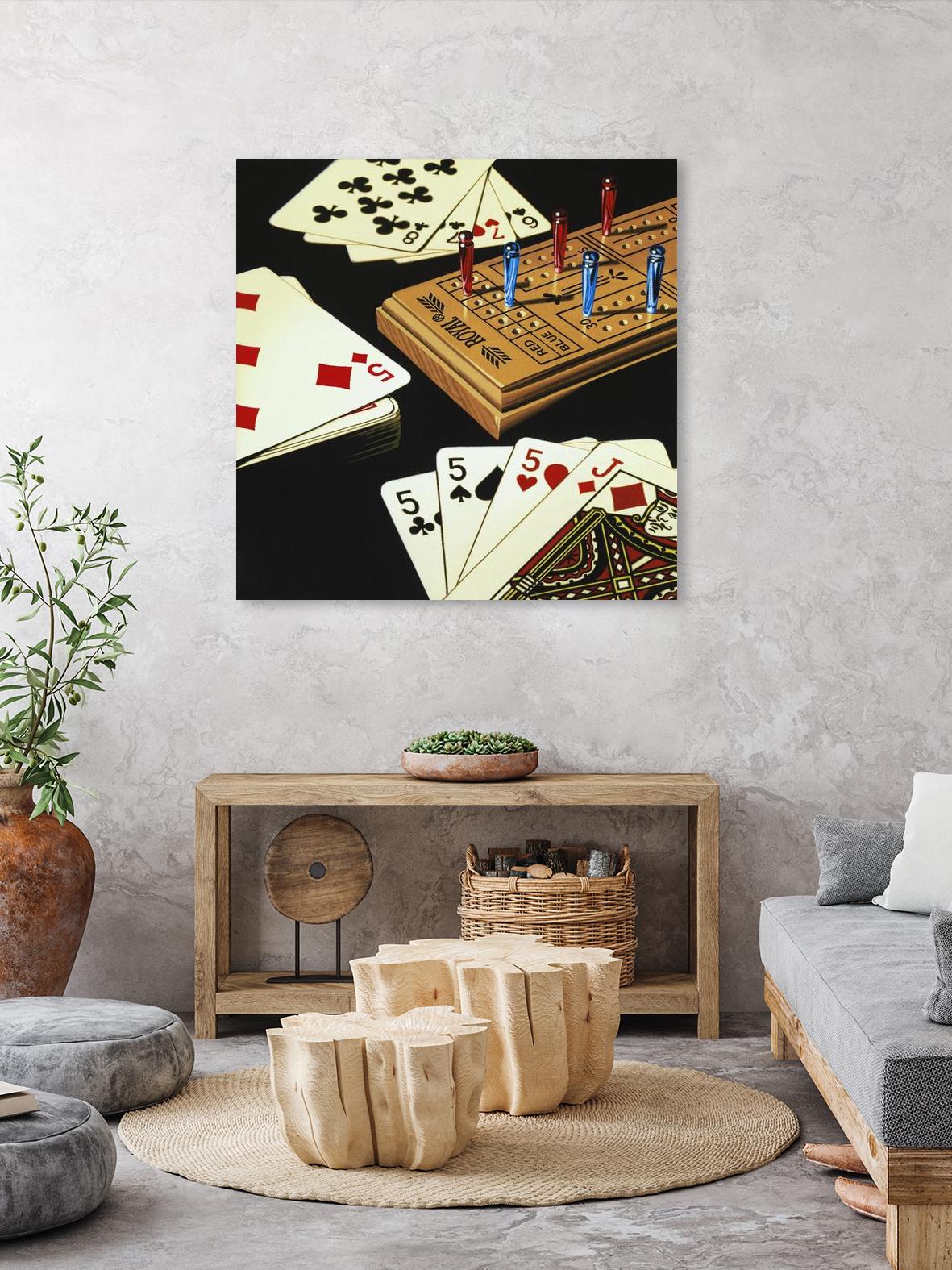 Cribbage by Ray Pelley on GIANT ART - white leisure